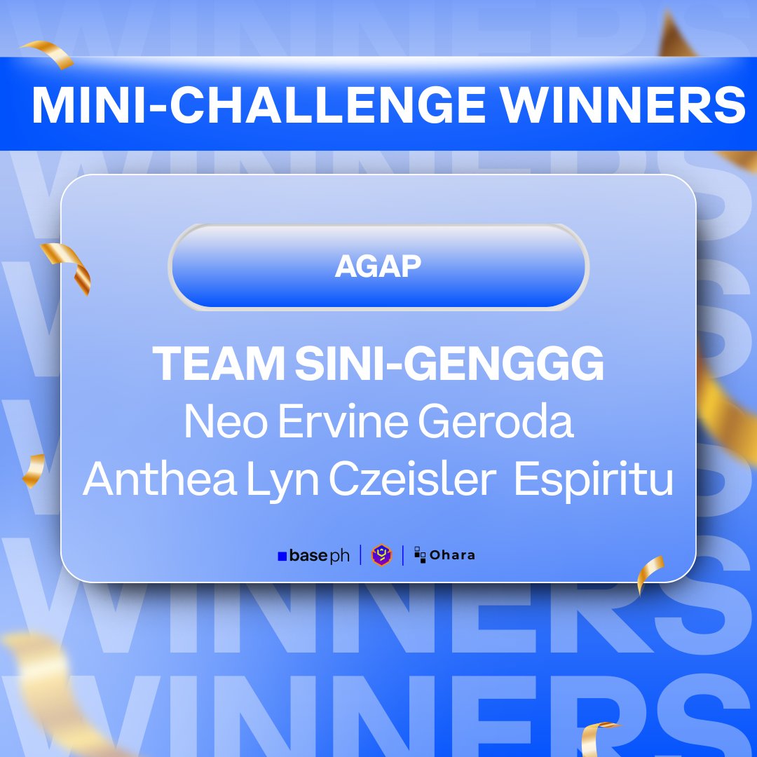 basepilipinas's tweet image. AGAP is created for the main challenge.

AGAP is a community-driven mobile application that gamifies disaster relief volunteering in the Philippines. It connects volunteers with real-time relief operations, tracks contributions, and rewards meaningful participation. It aims to…