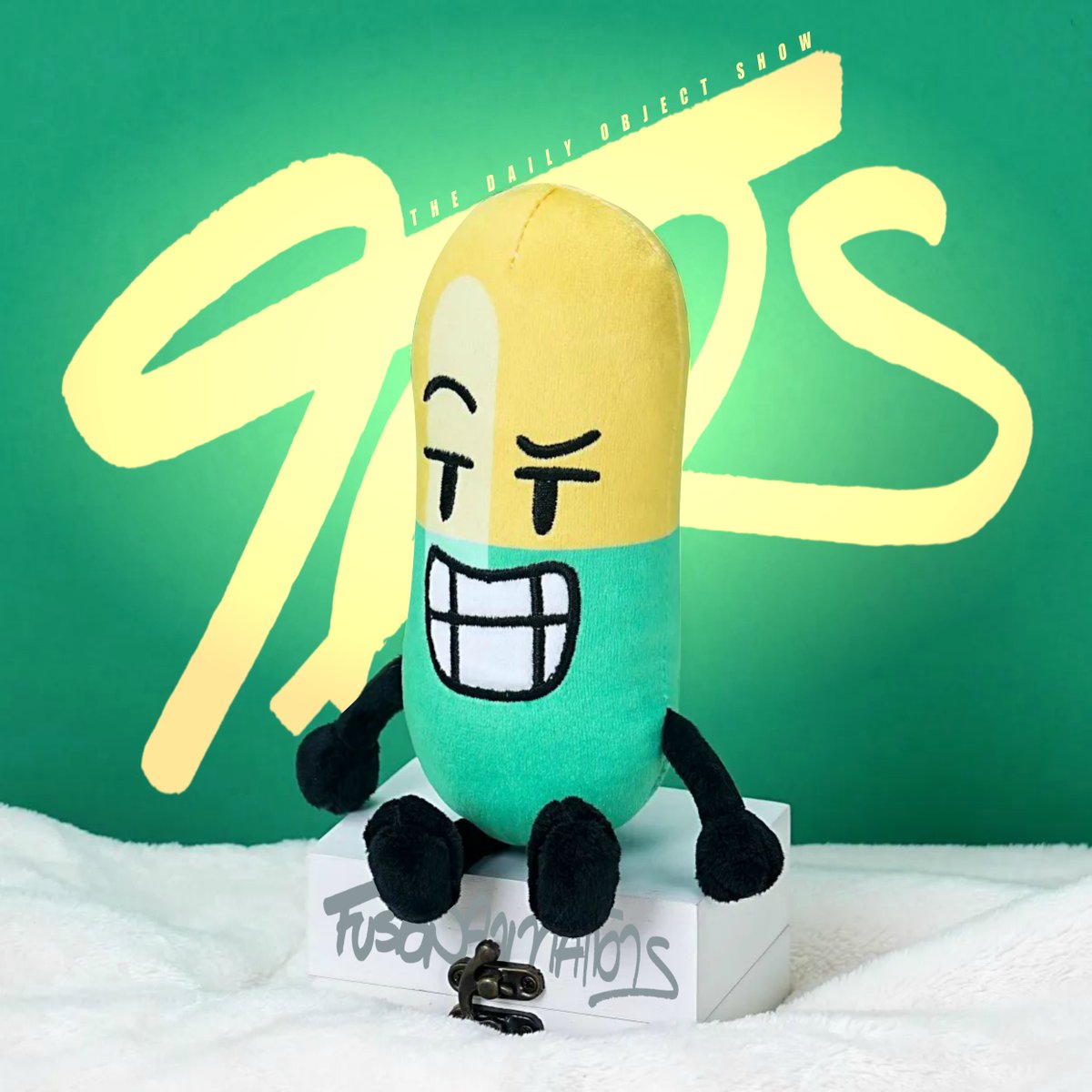FusionAnims's tweet image. The Water Bottle &amp;amp; Cringe Pill plushies are OUT NOW!
#TDOS