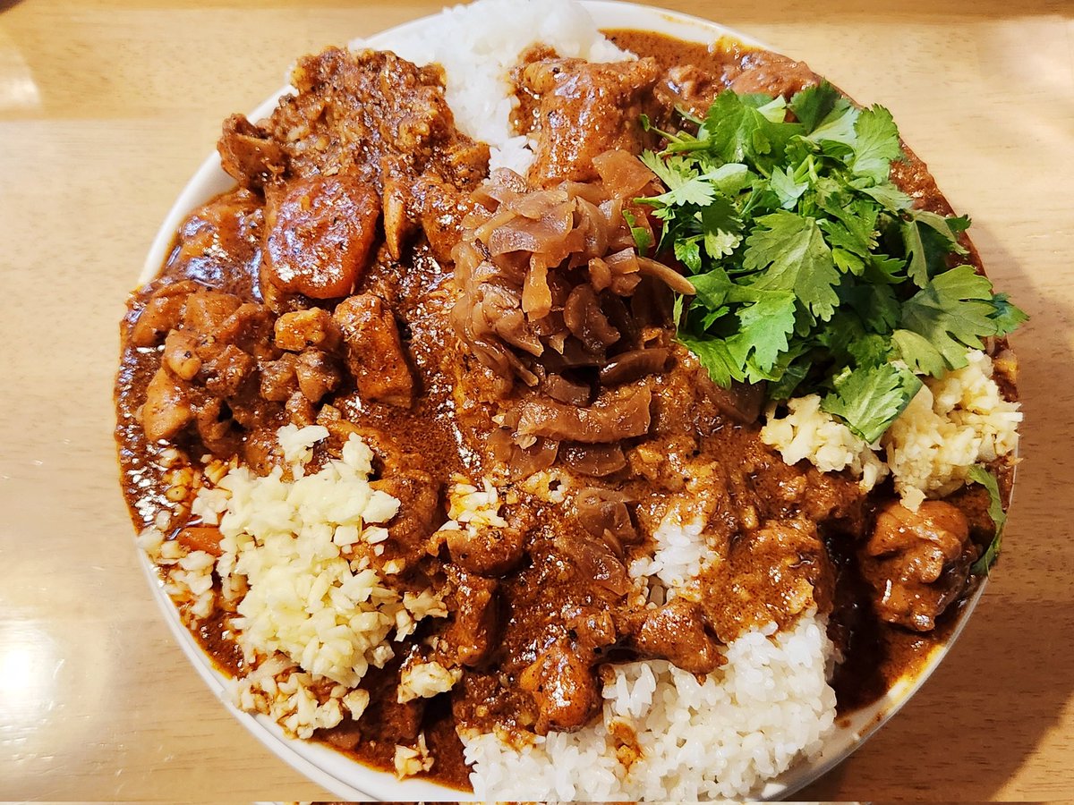 Hibiki27687980's tweet image. 今日はマッサマンカレー（ニンニクマシマシ）

#analog
#カレー
#上石神井