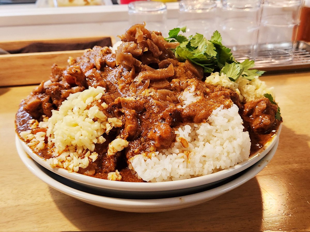 Hibiki27687980's tweet image. 今日はマッサマンカレー（ニンニクマシマシ）

#analog
#カレー
#上石神井