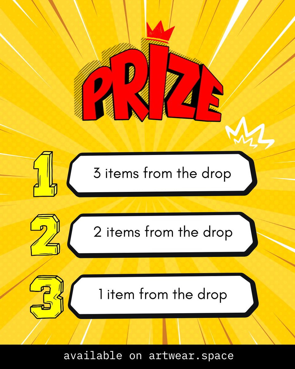 🔥 ICONIC SPIDEY GIVEAWAY 🔥

 Like, repost &amp; comment 🕷 to enter!

1️⃣ First prize: 3 items from the drop
2️⃣ Second prize: 2 items from the drop
3️⃣ Third prize: 1 item from the drop

#jorts #clogs #rugs #giveaway