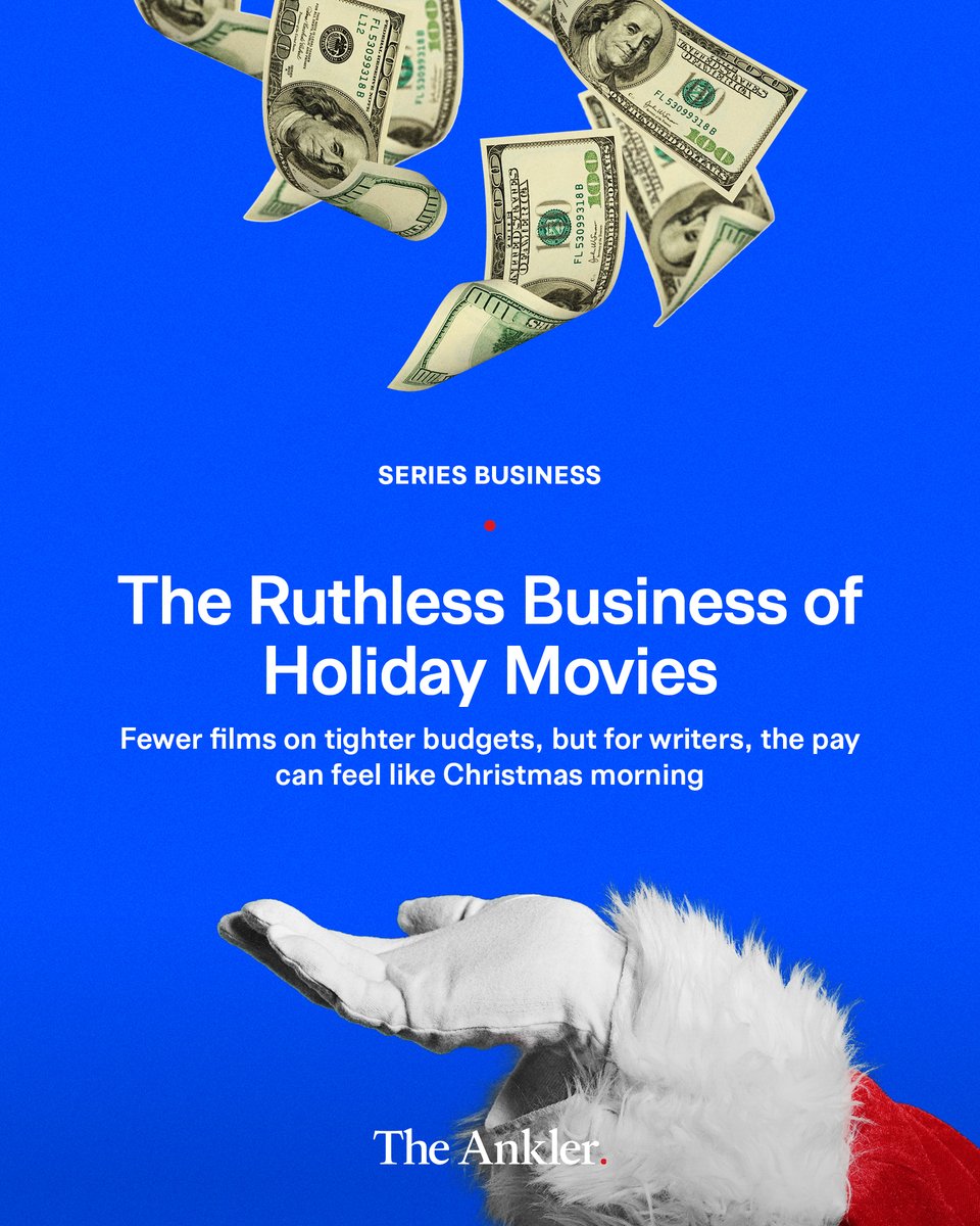 TheAnkler's tweet image. Hallmark’s holiday machine may still dominate, but license fees, actor costs and foreign sales are squeezing margins. @Snoodit talks to more than a dozen insiders about how the holiday movie business is shifting: theankler.com/p/the-ruthless…