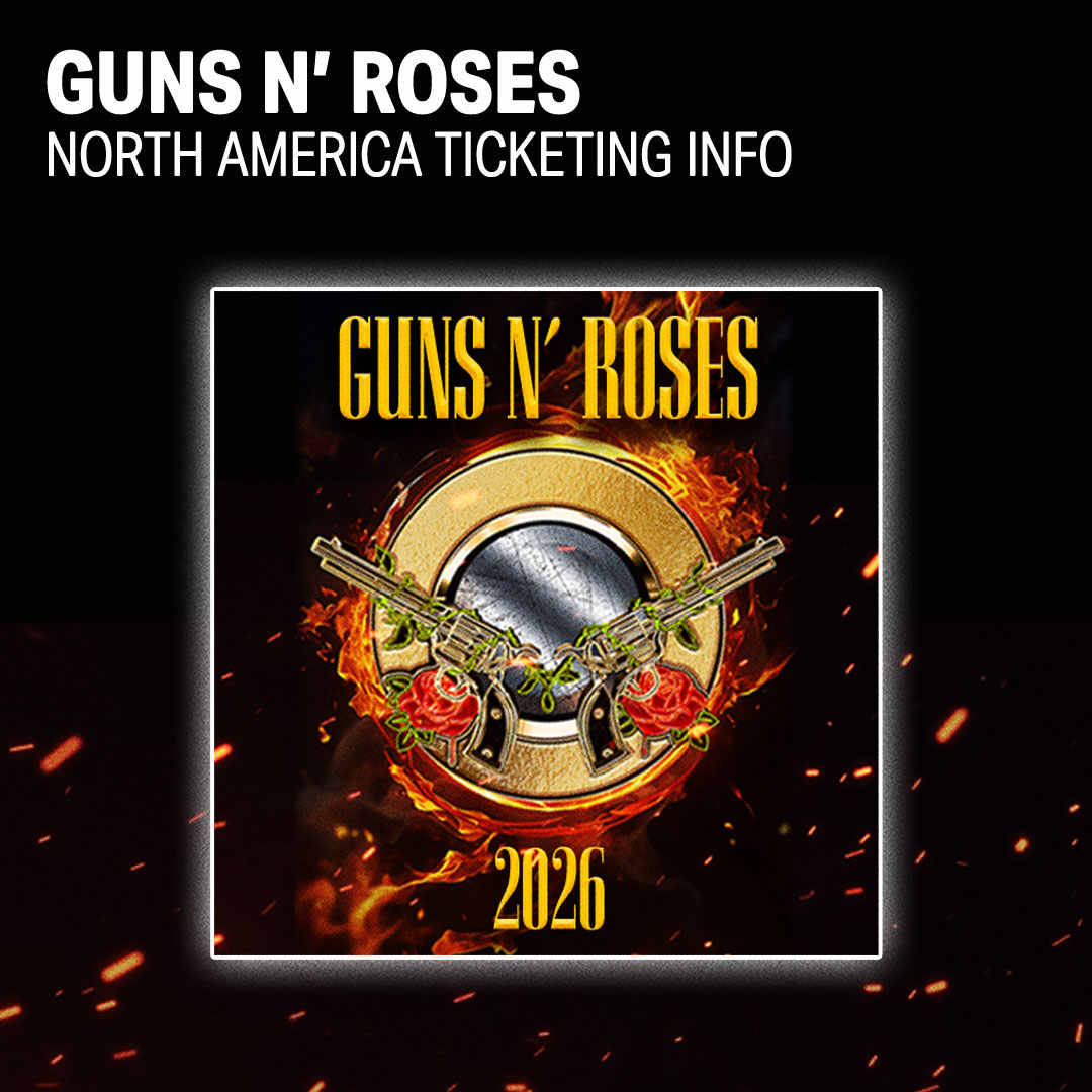gunsnroses's tweet image. North America! There's two ways to grab presale tickets for the 2026 World Tour: Nightrain fan club &amp;amp; Ticketmaster Artist Presale. General onsale: Dec 5 at 10am.
