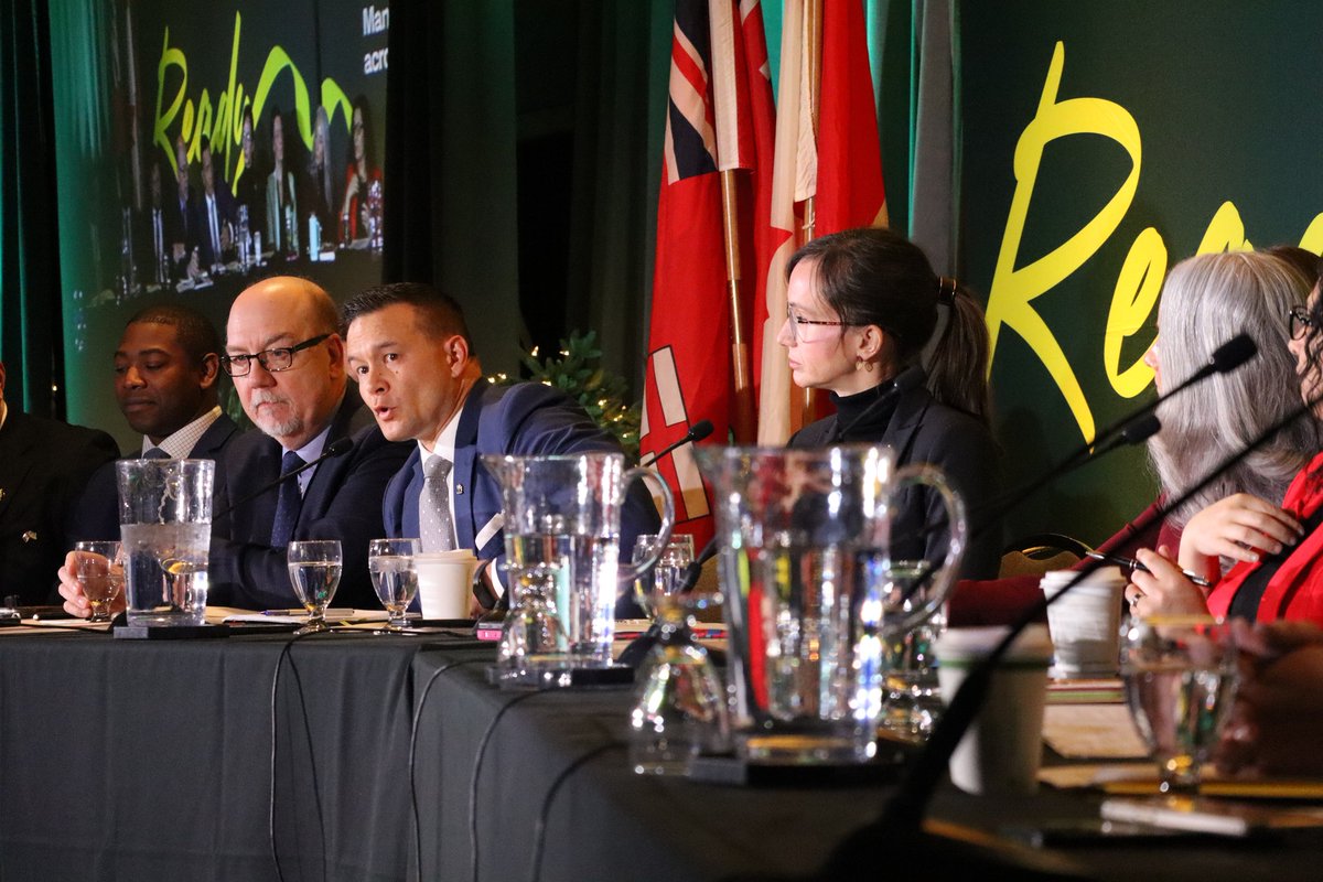Thank you to Premier <a href="/WabKinew/">Wab Kinew</a>  and members of the <a href="/mbndp/">Manitoba's NDP</a> Provincial Cabinet for taking part in today’s highly anticipated Ministerial Forum and responding directly to delegates’ concerns. #AMMisREADY #mbpoli #wpgpoli #bdnpoli
