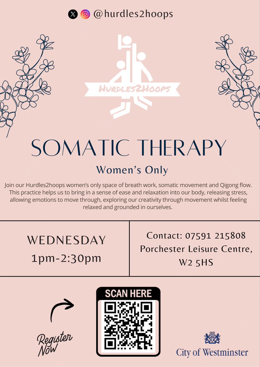 Wellness Wednesday 

Our women’s only somatic therapy ☮️ 

<a href="/CityWestminster/">Westminster City Council</a>