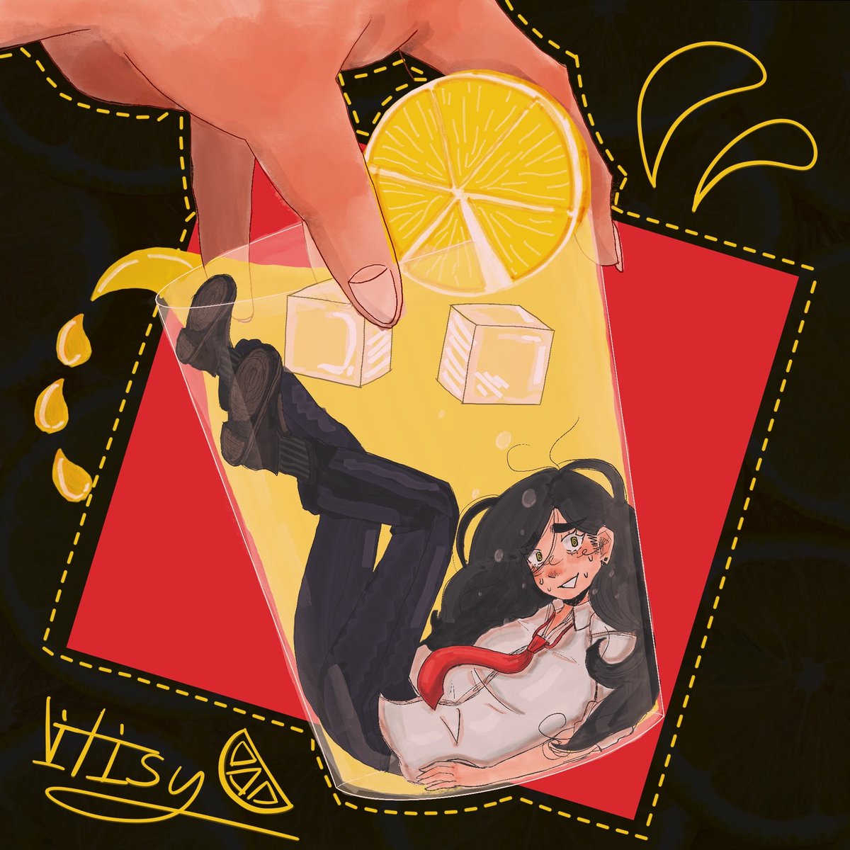 vitisy's tweet image. you&apos;re supposed to drink it not drown in it yi xi.

#SynthV #YIXI