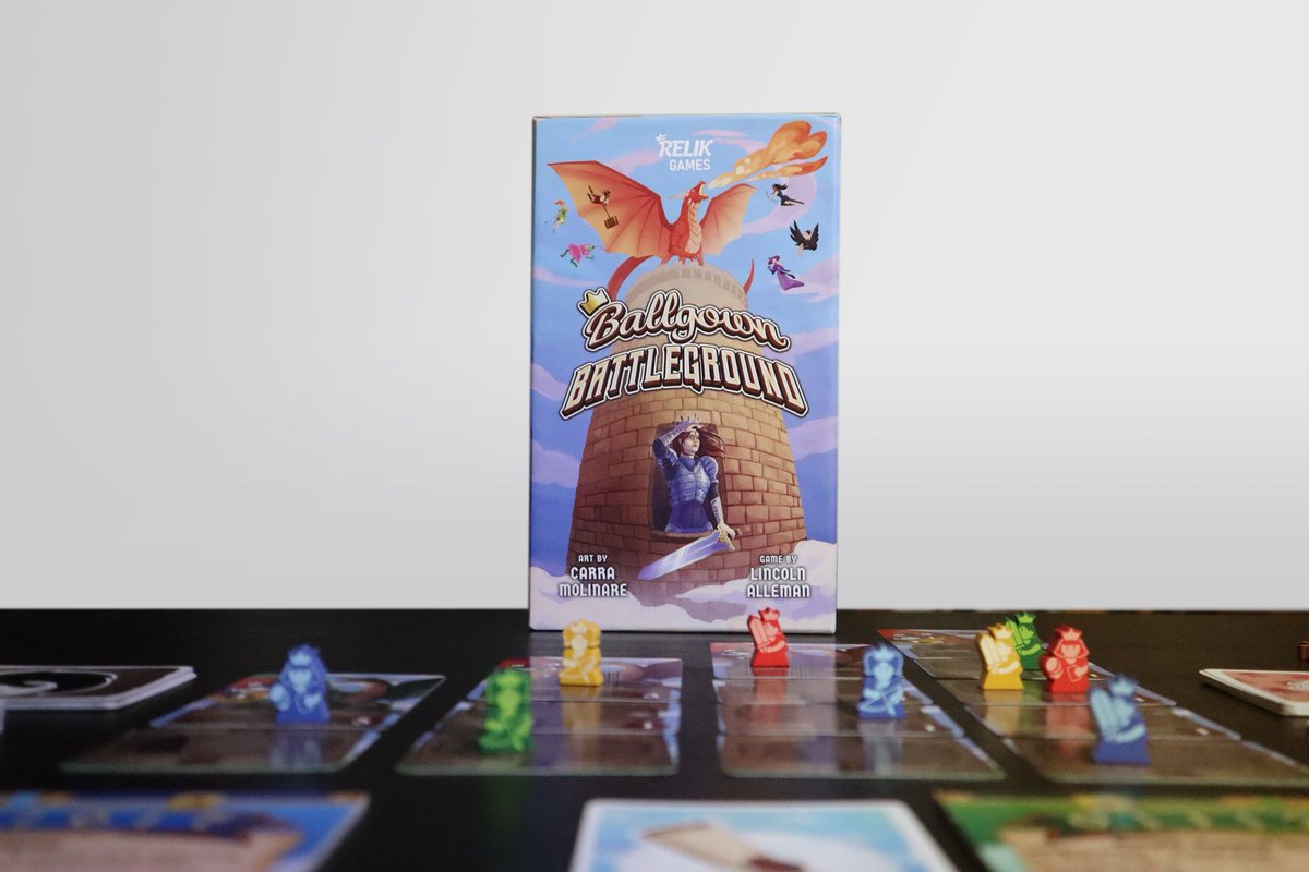 A spectacular quest awaits. Follow Ballgown Battleground NOW on Gamefound! 🏰
#relikgames #ballgownbattleground #bgbg
#games #boardgames #boardgame
#familyboardgame #fantasygame #gamedesign
#gamedev #indiegamedev
#boardgamecrowdfund #gamefound
