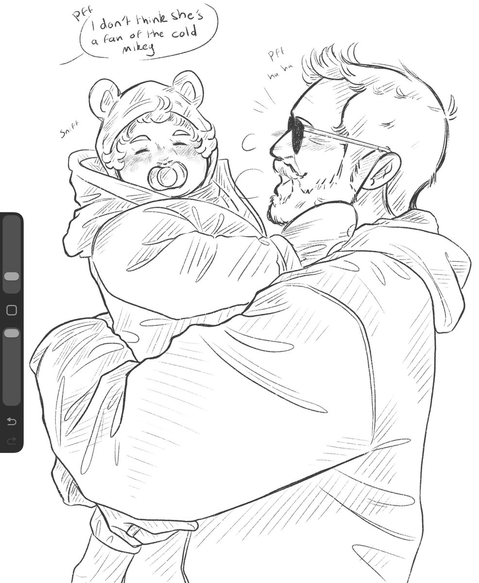 natendo_art's tweet image. Baby Dana is not a fan of the cold 🙈💕

#thepitt #thepittfanart #michaelrobinavitch #jackabbot #rabbot