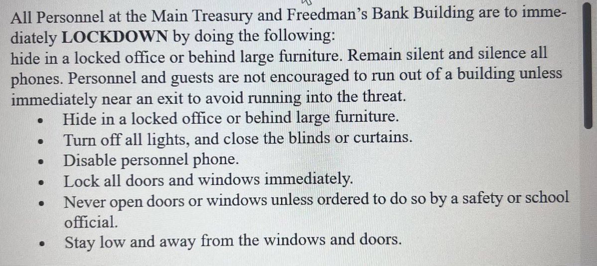 SpencerHakimian's tweet image. 🚨BREAKING: The U.S. Treasury is currently on LOCKDOWN.

MULTIPLE MILITARY MEMBERS SHOT IN WASHINGTON DC.