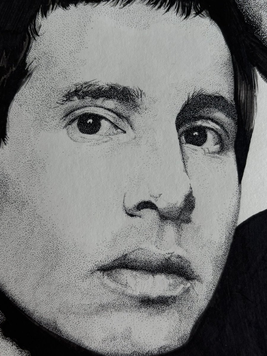 streetangeIs's tweet image. Bookends / Simon &amp;amp; Garfunkel
9x12 done in pigma micron pen (0.20mm tip) + sakura pigma sensei graphic pen on watercolor paper 
•
#simonandgarfunkel #artgarfunkel #paulsimon #pointillism #pigmamicron @PaulSimonMusic 
• 
instagram.com/p/DRfjfGojmHA/…