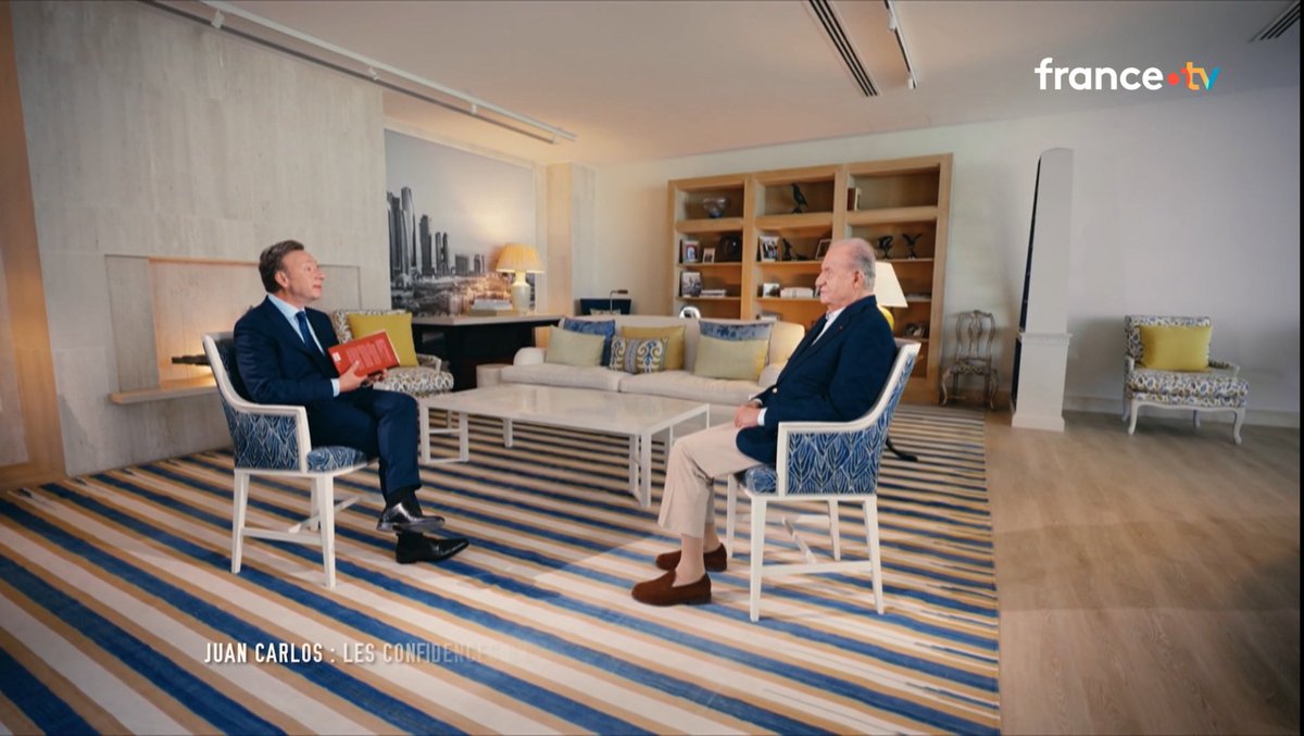 📺 télévision | A ne pas manquer ce soir après la diffusion de <a href="/secretshistoire/">Secrets d'Histoire</a> sur #juancarlos l’ancien roi d’Espagne se confie à <a href="/bernstephane/">Stéphane Bern</a> (dans un français parfait!) sur <a href="/FranceTV/">France tv</a> #france3 à l’occasion du 50e anniversaire de son avènement.