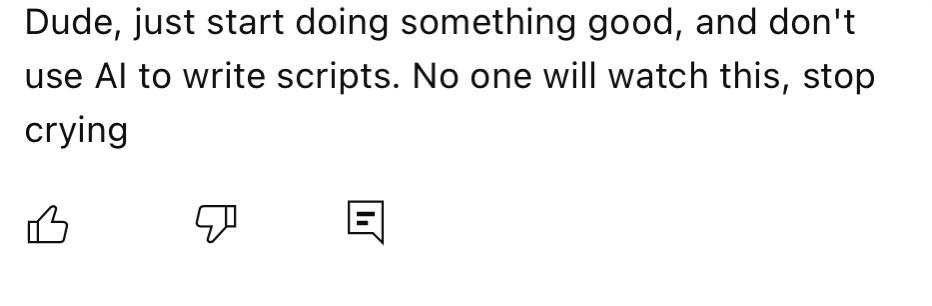 HowSticks's tweet image. My first hate comment. 

Every creator remembers their first one. 

This is mine👇