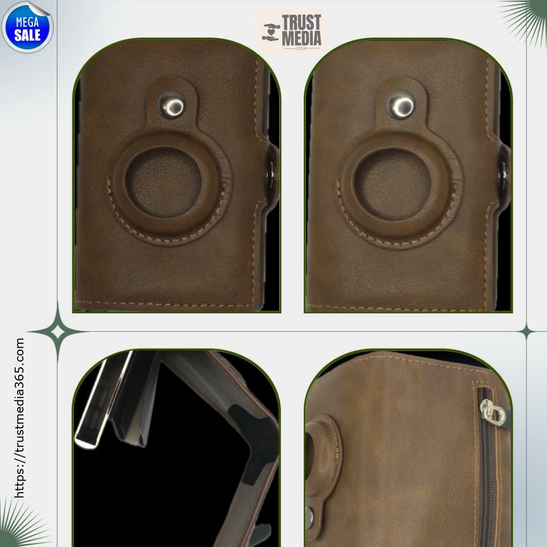 TrustMedia365's tweet image. Elevate your style and stay connected with our Men&apos;s Wallet featuring GPS tracking, available in various colors for just $17.15. Secure your essentials today! #SmartWallet #LifestyleAccessories

Shop Now trustmedia365.com/products/apple…