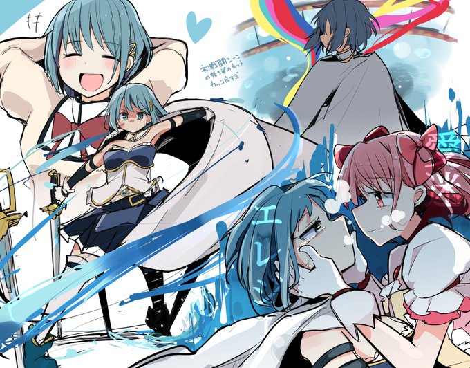 美樹さやか ,佐倉杏子 「 #魔法少女まどかマギカ 」|Ugi114