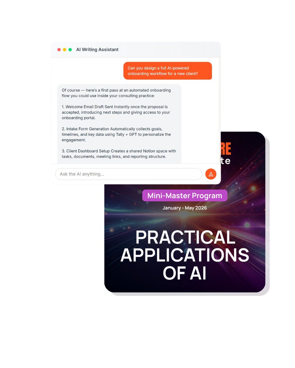 hacking_hr's tweet image. AI is reshaping HR faster than ever, and the professionals who understand how to apply it will lead the field&apos;s future.

Our Mini Master in Practical Applications of AI is a 4-week, hands-on program designed to help HR professionals build fundamental, job-ready AI skills.

You’ll…
