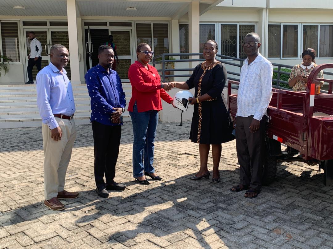 effutuma's tweet image. UEW DONATES TRICYCLE TO SUPPORT 41ST NATIONAL FARMERS’ DAY CELEBRATION IN EFFUTU