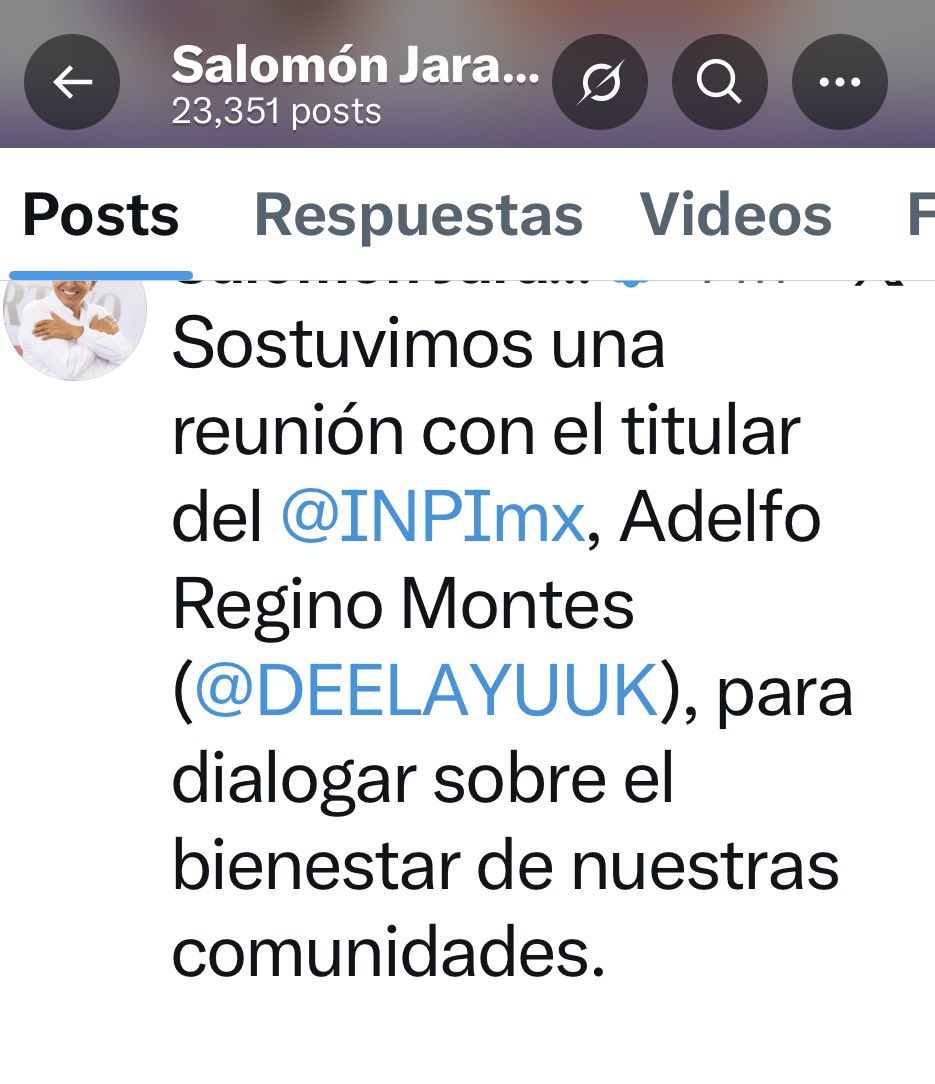 Para la lectura política : En la votación  del pleno de la SCJN sobre la revocación de mandato en Oaxaca el único voto en contra fue del ministro pdte Hugo Aguilar. Y luego la foto del titular del INPI, Adelfo Regino, con el gobernador Salomón Jara.