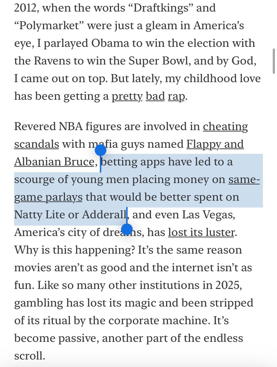 Today on Feed Me, <a href="/JackMankiewicz/">Jack Mankiewicz</a> writes about his first love: gambling 

open.substack.com/pub/emilysundb…