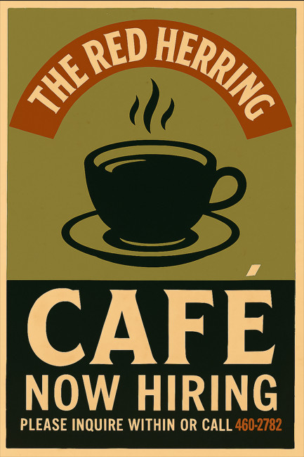 CrackDen's tweet image. ☕✨ The Red Herring Café is hiring!
Baristas, servers &amp;amp; hospitality with heart.
No experience needed—just charm, soul &amp;amp; a steady hand.

The bayou’s waiting… 🌿

#SecondLife #CDBackwaters #Roleplay #Metaverse