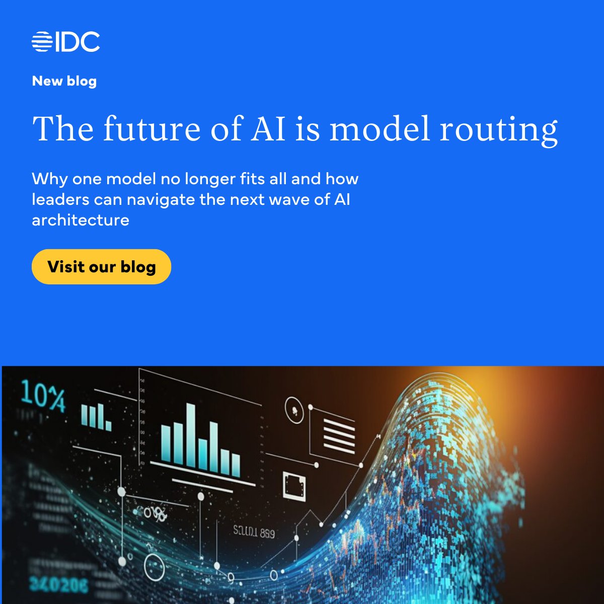 IDC's tweet image. AI is entering a multi-model era and model routing is becoming essential for performance, cost control, and trust.

IDC&apos;s latest blog breaks down why one model no longer fits all and how leaders can prepare.

🔗 Read the blog: bit.ly/43Sk3Hy

#ModelRouting #EnterpriseAI…