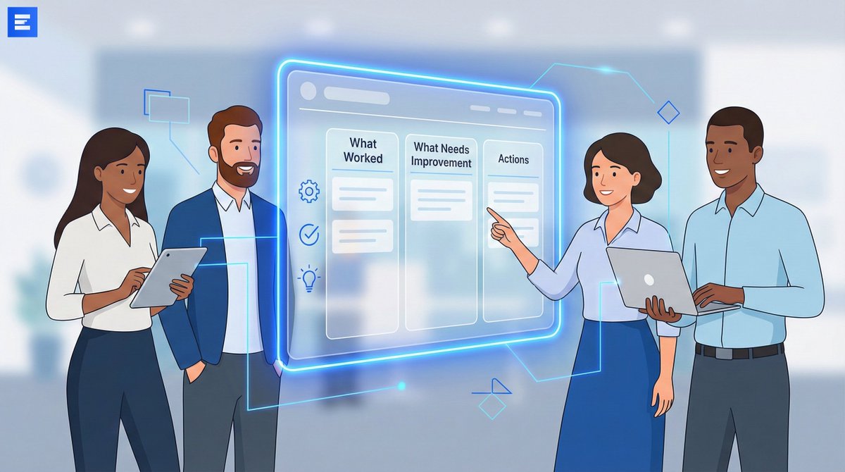 easyretrohq's tweet image. Ready to make your next project 10x better?🚀

🔗easyretro.io/templates/proj…

A thread↓

#retrospective #agile #scrum #projectmanagement #teamwork #easytretro #saastools #productmanagement #devops #remotework #teambuilding #leanagile #futureofwork #continuousimprovement #meetings