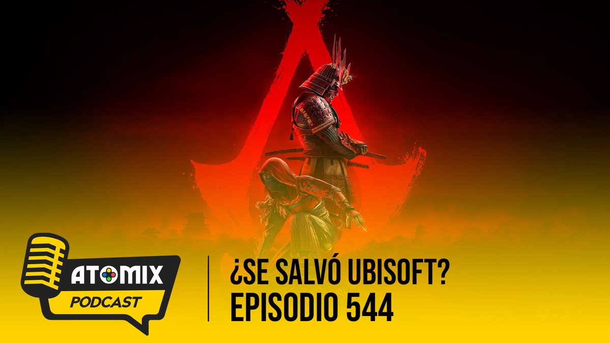 atomix's tweet image. ¿Será que Ubisoft se ha salvado tras el éxito de Assassin&apos;s Creed Shadows?

Hablamos de ésta y muchas más noticias en Atomix Podcast🎙️. Además, impresiones finales de Tomb Raider: DE y Dragon Ball: Sparking! Zero en sus versiones de Switch 2.

➡️ youtu.be/Xv8tooHUMXU