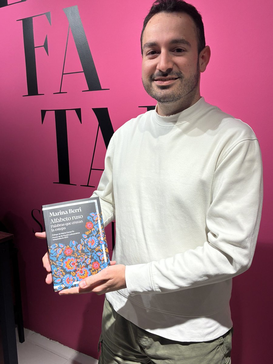 El #AlfabetoRuso de #MarinaBerri ya ha salido al encuentro de sus primeros lectores.
🥂🤸‍♂️