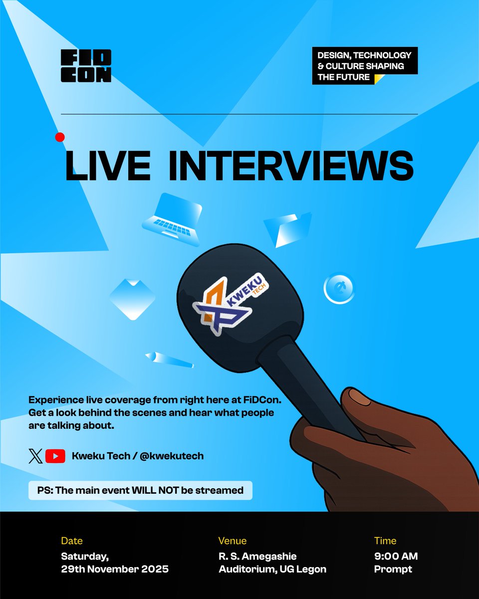 We’re taking you behind the curtains at FiDCon.
Raw reactions. Unfiltered energy. 

Hot takes we did NOT ask for. 
Catch our live interviews on X and YouTube — because the main event isn’t streaming, but the drama definitely is.