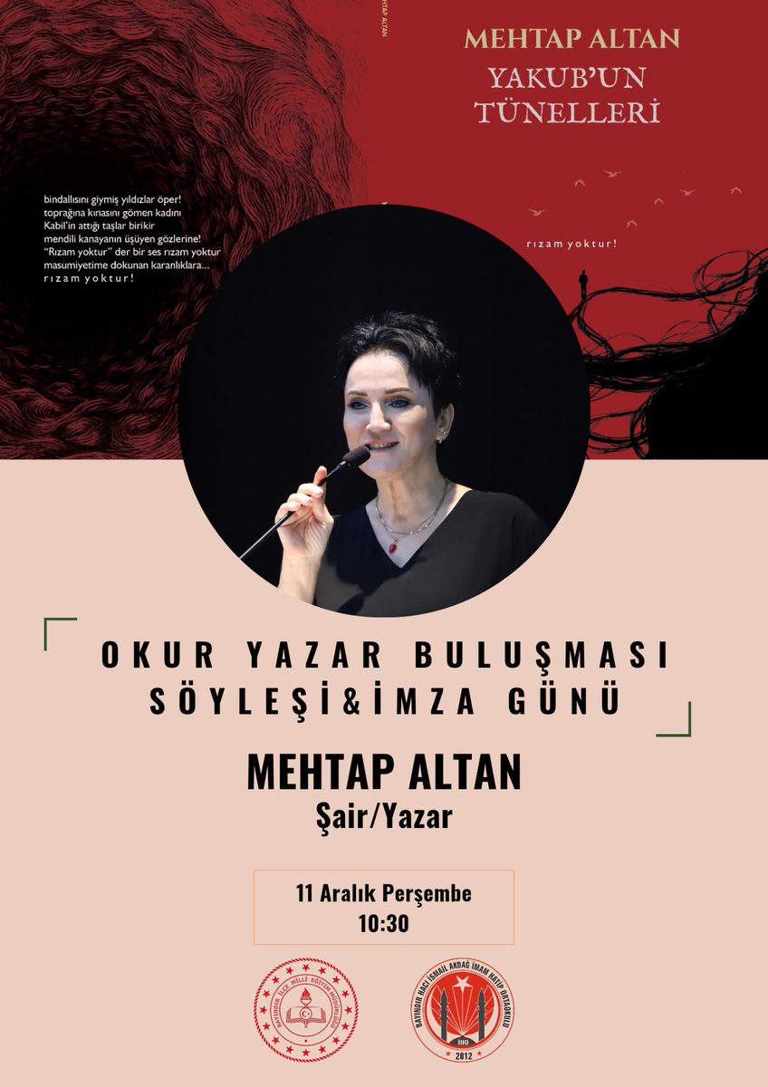 Mehtap_Altan's tweet image. Evet güzergâhımız bu defa İzmir’in güzel ilçesi Bayındır…  Özlemiştik okul programlarını. O vakit vira Bismillah diyelim. 

Kitap ve edebiyatın sadakatine yakışan anlar ve programlar dileğiyle…

🐜 Söyleşi ve etkinlikler için kurumsal davetlerinizi mehtapaltan1973@gmail.com…