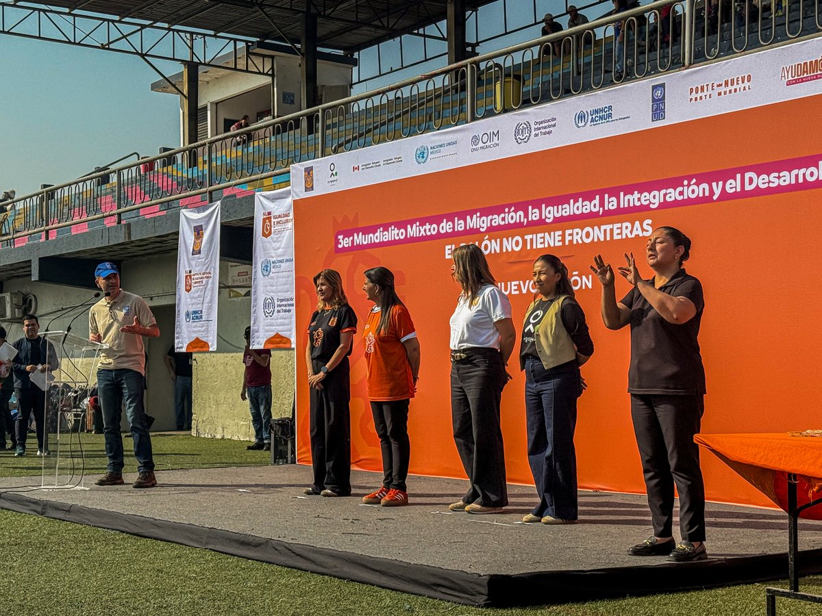 ⚽️🌍 El balón no tiene fronteras.

En #NuevoLeón celebramos la tercera edición del Mundialito 2025, un espacio donde el deporte une culturas, rompe barreras y promueve inclusión, igualdad e integración de todas las personas, sin importar su origen.

Impulsada por <a href="/PNUD_Mexico/">PNUD México</a>,