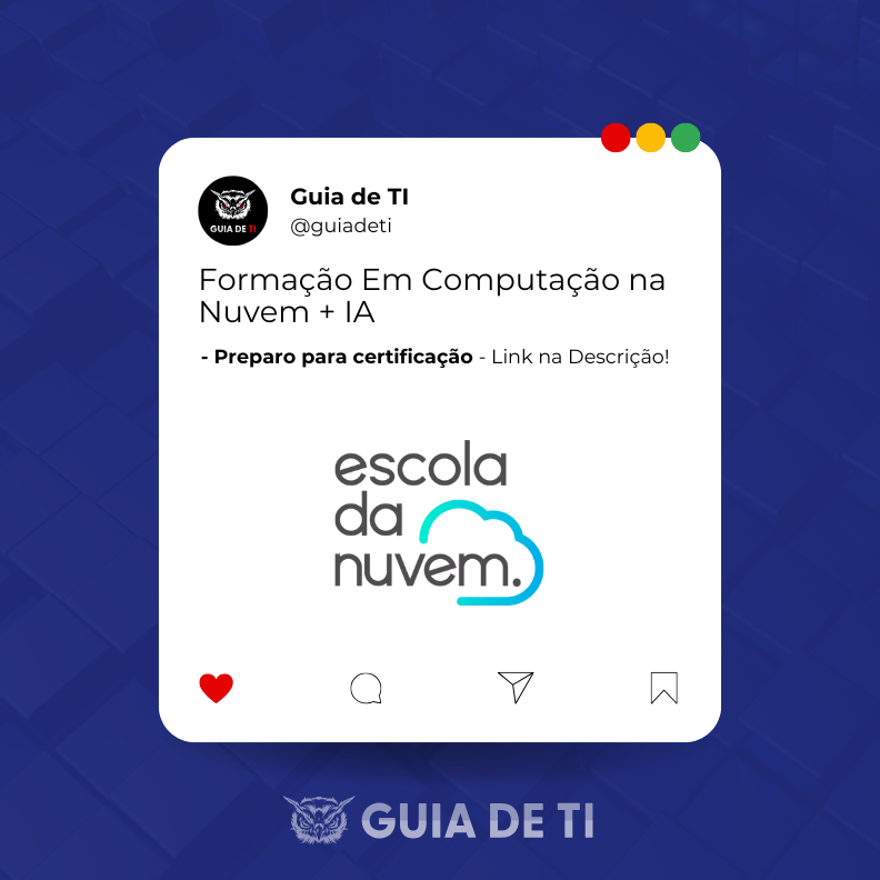 guiadeti's tweet image. Curso de Fundamentos da Nuvem com IA Gratuito da Escola da Nuvem

guiadeti.com.br/noticias/curso…

Curso gratuito com foco em computação em nuvem, AWS, IA e empregabilidade — oferecido ao vivo pela Escola da Nuvem.