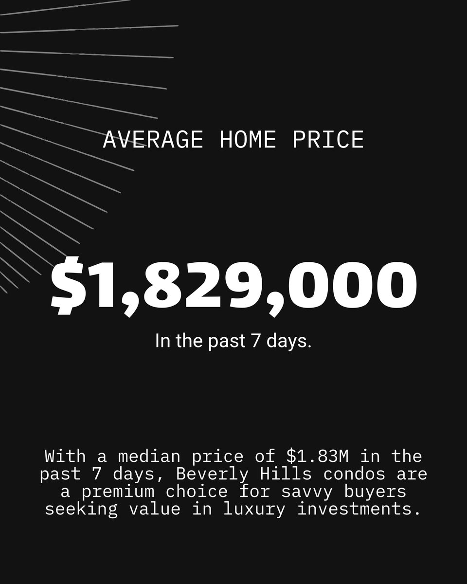 damoncohen's tweet image. Thinking real estate in Beverly Hills? Here’s the deal: 71 condos, mostly $1.8M, many take 105 days to sell. 25% get relisted, bargain hunters, rejoice! No price bumps lately! Want insider tips? Let’s chat! #BeverlyHillsRealEstate #BuySmart #SellSmart