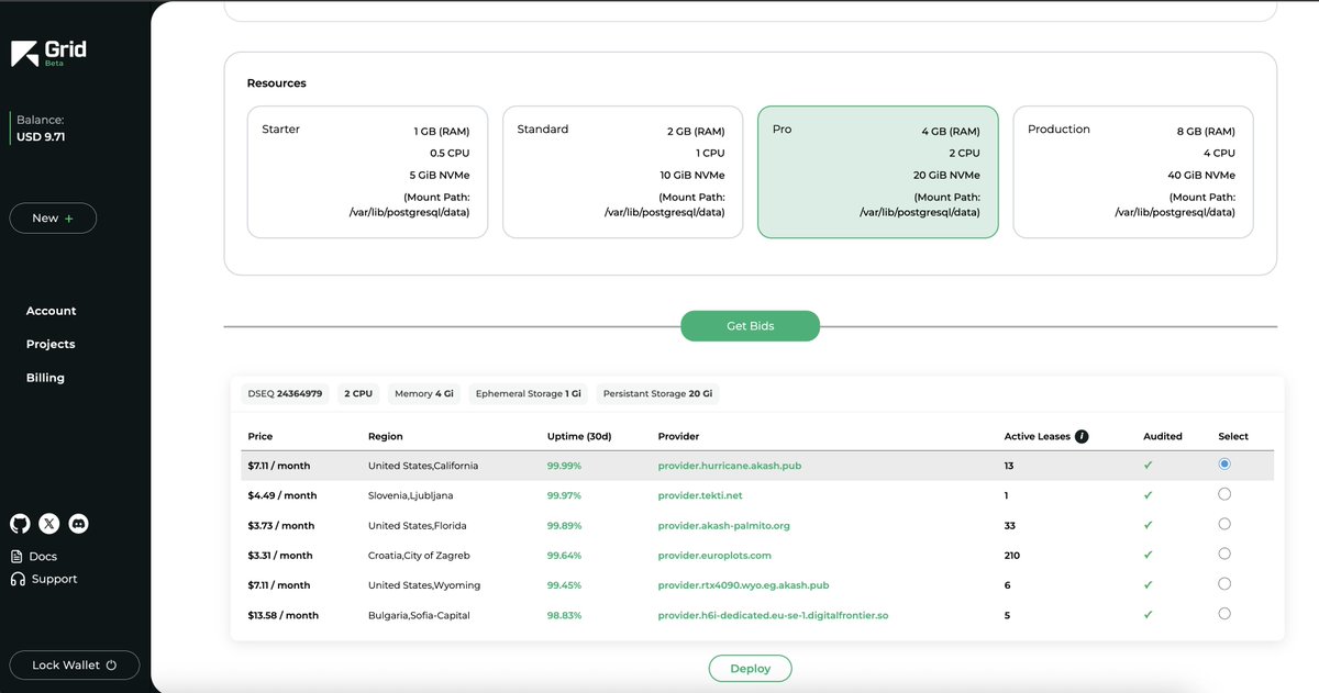 aguirre_benja's tweet image. We’re getting close to releasing our next version, a permissionless database development platform built on @akashnet. Fully decentralized, with no vendor lock-in.
@OnGridRun