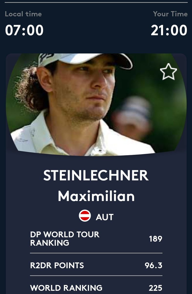 HereWeGolfPod's tweet image. He&apos;s not made my fantasy team this week but he&apos;s one to keep an eye on this year! 

Maximilian STEINLECHNER

#DPWORLDTOUR
#FANTASYDPWT
#BMWAUSPGA
