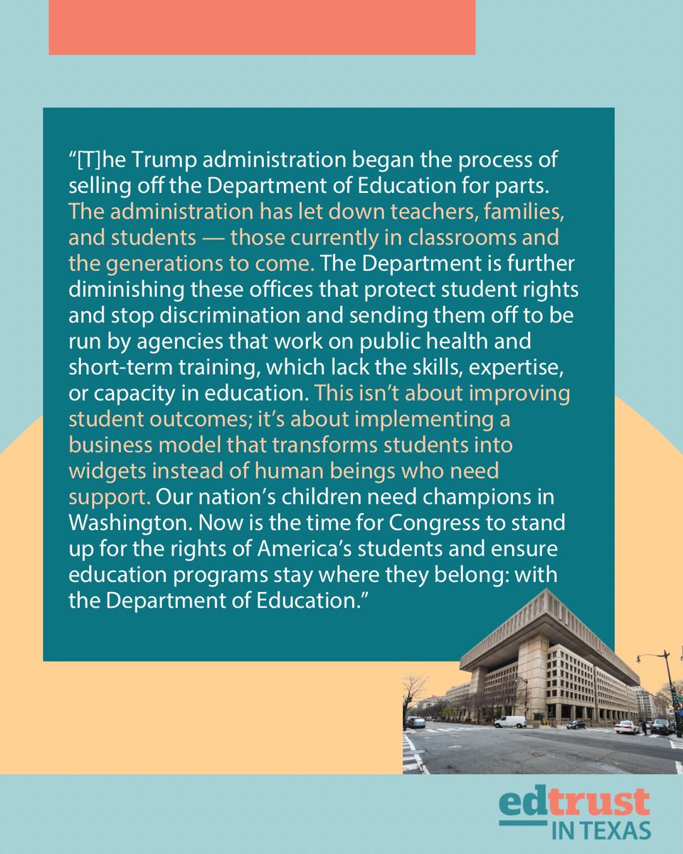 The Education Trust in Texas tweet media