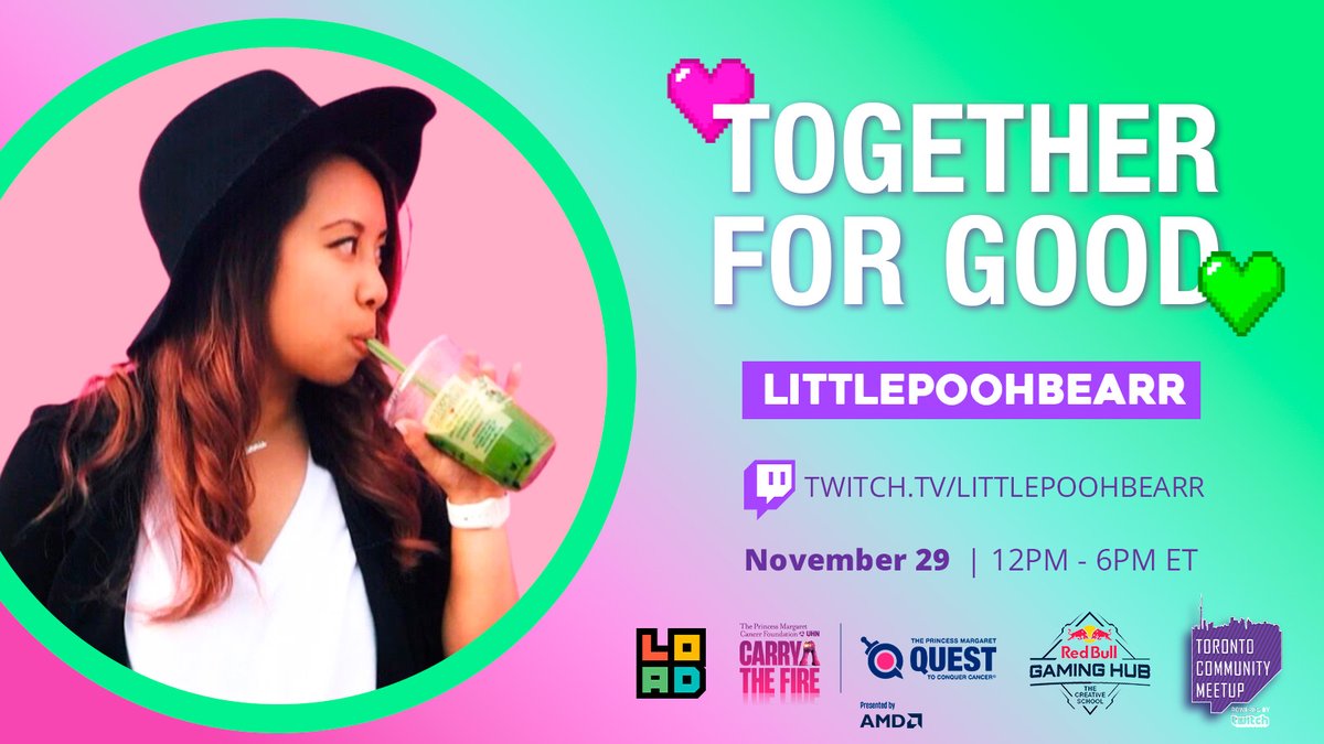 I'll be live this SATURDAY NOV 29 with <a href="/Loadscreengg/">Loadscreen</a> &amp; <a href="/TwitchGTA/">Toronto Community MeetUp</a> to raise money for <a href="/thePMCF/">The Princess Margaret Cancer Foundation</a>! 💚🩷

Mod Genshin, Jackbox, and more surprises. 👀 Come hang out and support a great cause!

#TogetherForGood

Donate: tilt.fyi/Ga2J4aH1IJ