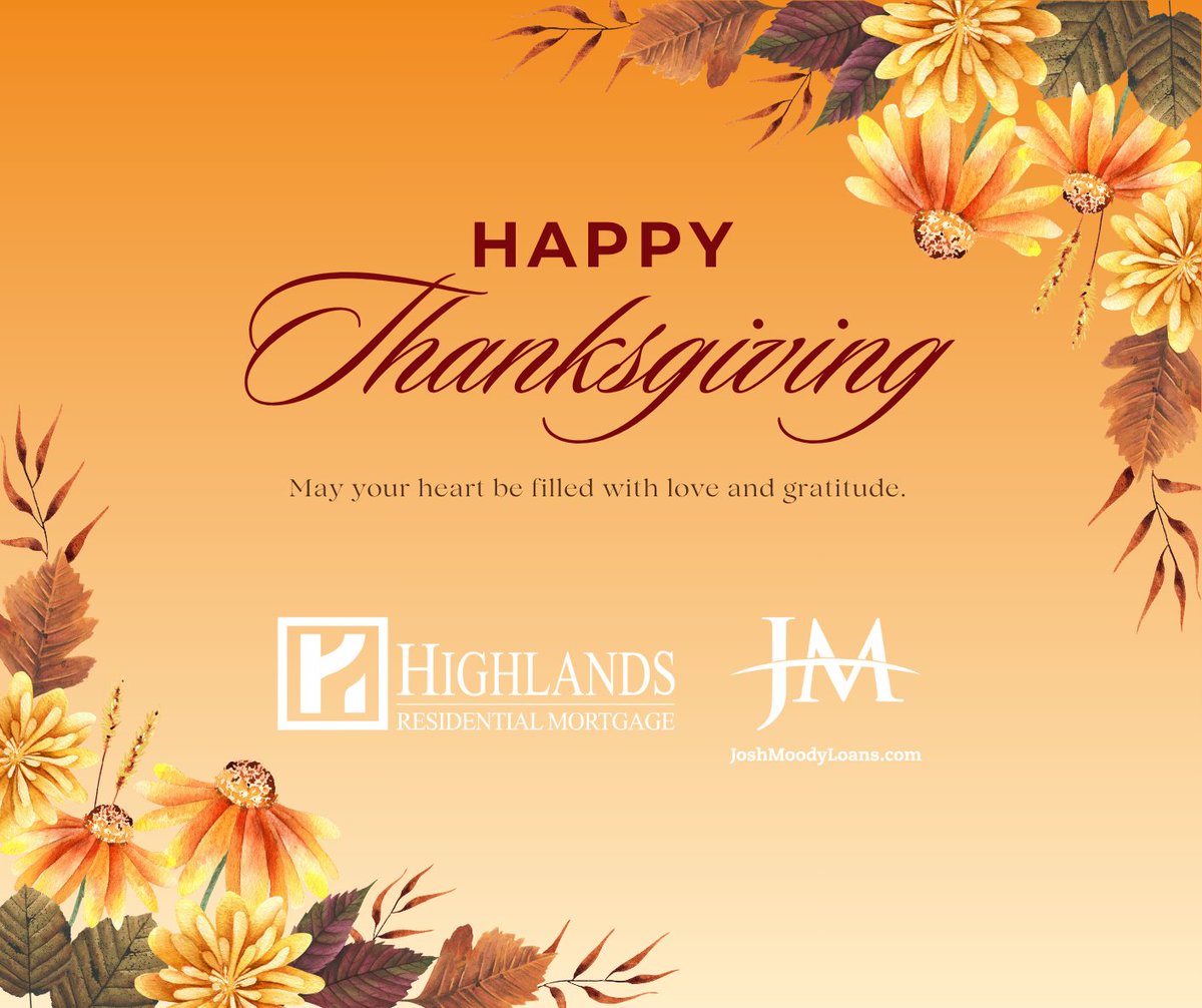 RollyGonzalezJM's tweet image. #HappyThanksgiving 🦃🦃🦃
Rolly@HighlandsMortgage.com
(956)357-7799
Apply: JoshMoodyLoans.com
Josh Moody NMLS ID #: 139695
#Buy #Build #Refinance #CashOutRefinance #ConstructionLoans #OneTimeClose
#Renovation #ManufactureHomeLoans