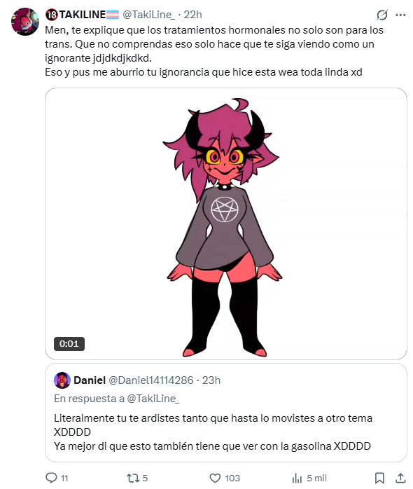 lgbtsOOC's tweet photo. Estan apoyando a un trans pedófilo satanista por meramente ser trans. Repito: están apoyando a un trans pedófilo satanista por ser trans. https://t.co/1rcaeWotAP
