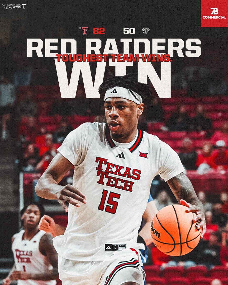 TexasTechMBB's tweet image. Made &apos;Em Say Uhh! 

#TTW | @7BCommercial