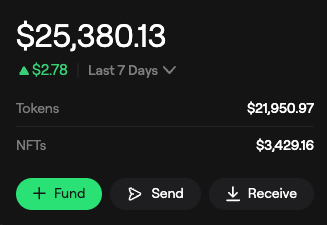 0xCygaar's tweet image. NFTs in your AGW will now be accounted for in your total portfolio balance on the Abstract portal.

We look at the collection offers for all NFTs in your wallet to calculate the total value.

This should give a more accurate reflection of your total Abstract holdings.