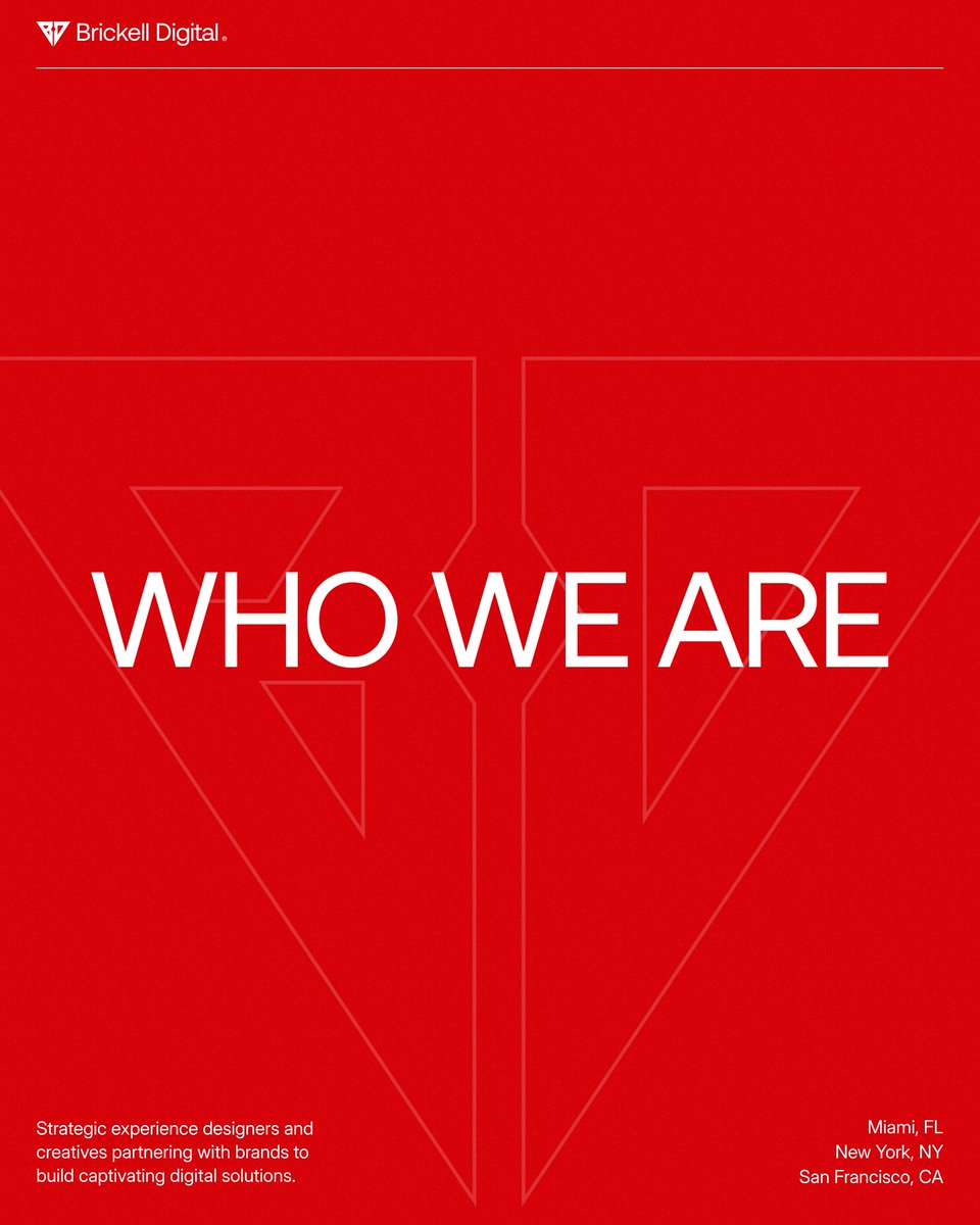 BrickellDigital's tweet image. Brickell Digital partners with venture-backed startups and VC firms to ship brand, UI in Figma, Webflow builds, and GTM systems that convert.


Miami • NYC • SF. Let’s build.



#DesignStudio #VentureCapital #Figma