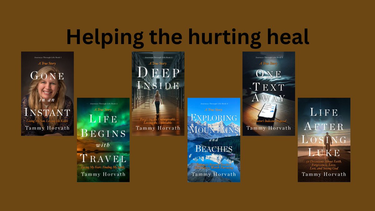 thorvathauthor's tweet image. This year, I’m thankful my memoirs help the hurting heal.
amzn.to/3YaOuo6

#truestory #memoir #amreading #bookclub #readersofinstagram #welovememoirs #bookstagram #bibliophile #bookworm #booknerd #igreads #booksofinstagram #booksbooksbooks #nonfiction #NonfictionNovember