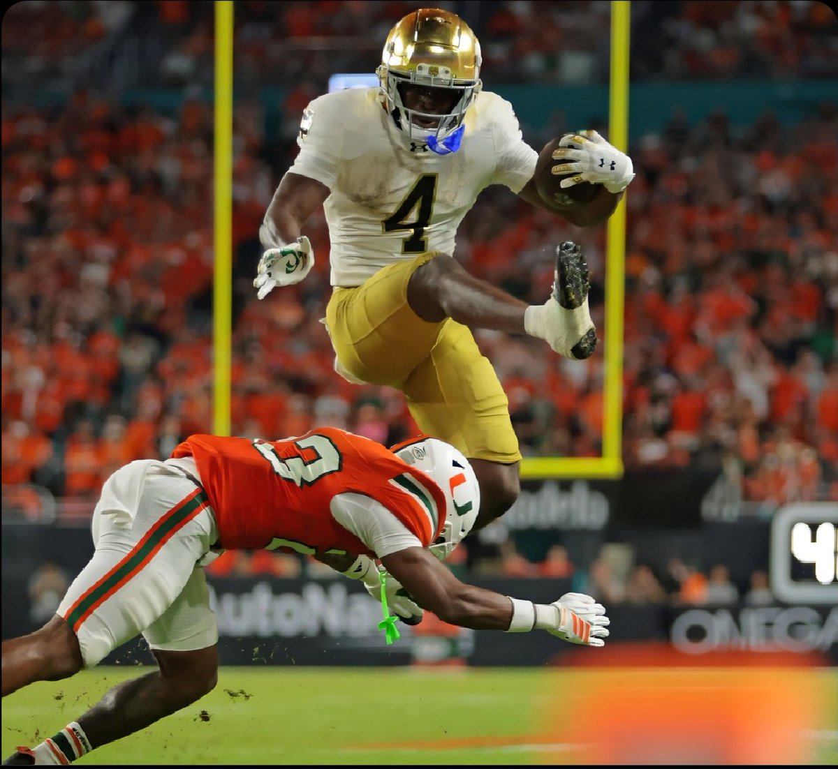 The <a href="/CFBPlayoff/">College Football Playoff</a> is destroying the integrity of the sport.

Miami and Notre Dame were directly compared this week… Miami beat Notre Dame head-to-head this year.

In every major sport, when two teams finish with the same record, head-to-head is the FIRST tiebreaker.
NFL? Yes.
NBA?