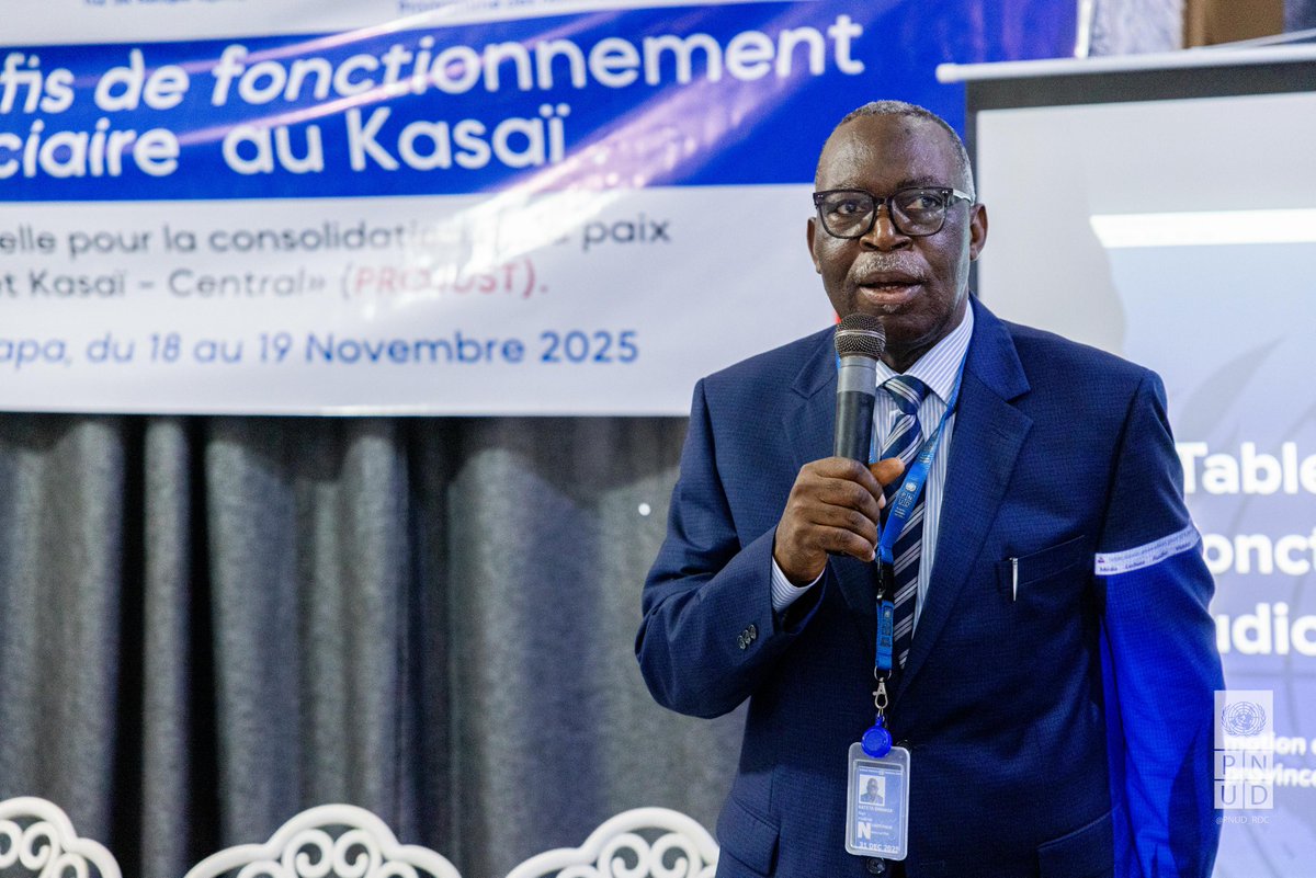 Amour_plus_ong's tweet photo. #Tshikapa
Le PNUD a organisé une table ronde réunissant 50 acteurs, , parmi eux, autorités provinciales, de la justice, des organisations.
Ctte rencontre s’est tenue dans le cadre du projet #PROJUST, sous le thème : « les defis du fonctionnement u système judiciaire » https://t.co/2QHqoBU9fk