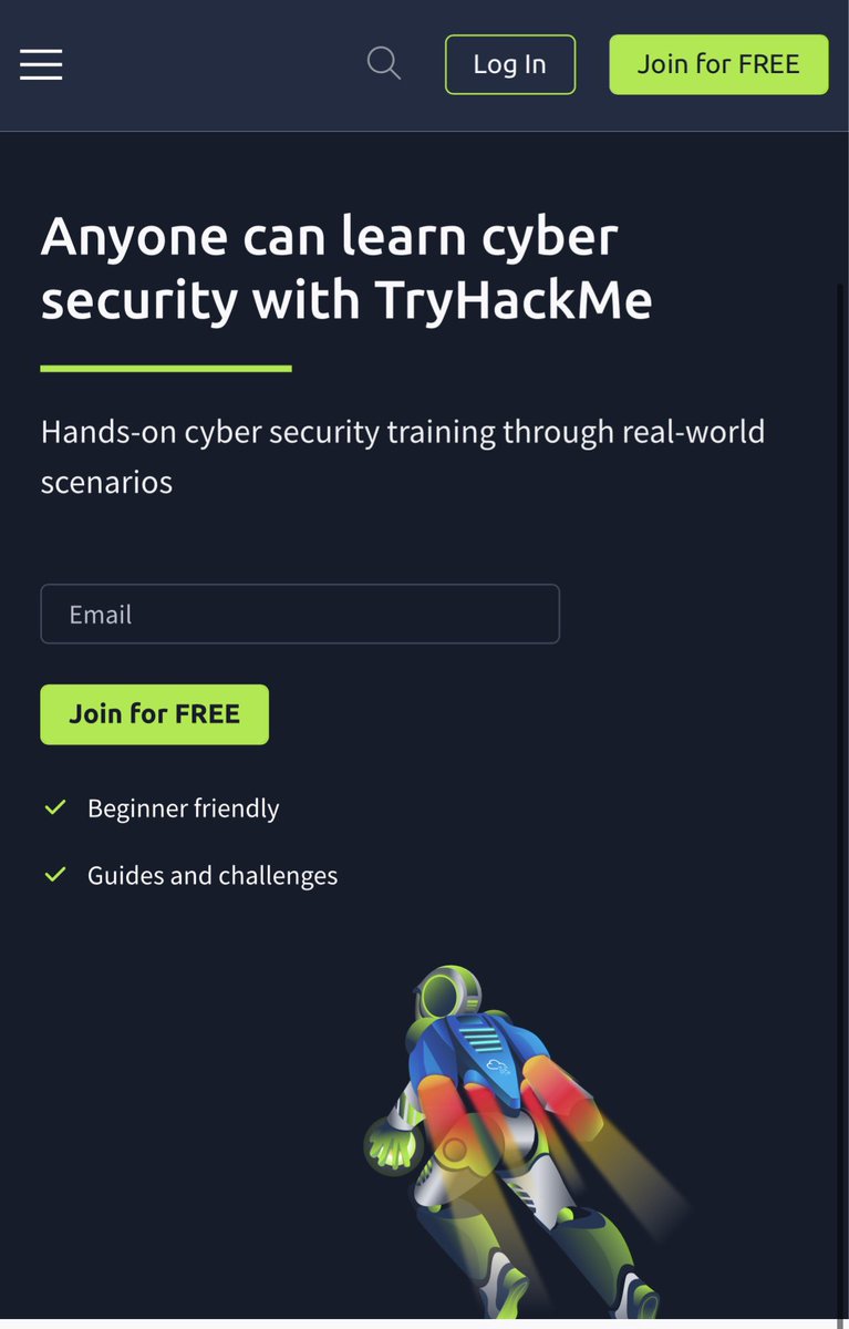 iamwilsxn's tweet image. JUST CHECK THIS TWO FREE SITES AND YOU WILL LEARN EVERYTHING YOU NEED TO KNOW ABOUT CYBERSECURITY.

Cybrary
Tryhackme 

Goodluck guys ❤️