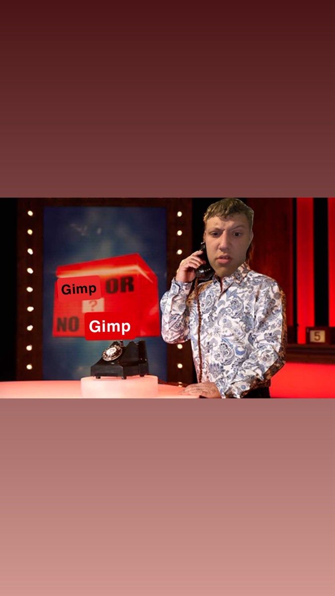 GimpnoGimp's tweet photo. Gimp #2 https://t.co/SpwcJ3kRSQ
