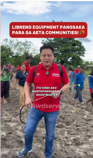 lizramo88275071's tweet photo. https://t.co/MjNbxL7P5j
Eto ang pinakamagandang handog ng PANGULONG MARCOS JR sa MGA KAPATID NA AETA. LIBRENG EQUIPMENT PANGSAKA PARA SA AETA COMMUNITIES!๐ค๐พ Sa tulong ng ating mga programang #4Ps, #AICS, at #KALAHICIDSS.. SALAMAT PBBM sa PAGMAMAHAL SA TAONGBAYAN https://t.co/sJtlvpnIIG