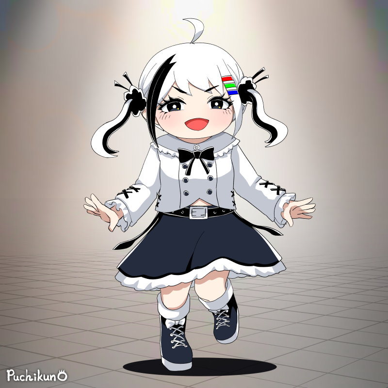「おはモノチ 「お着換えしてみたっち!」 #MonochiProject」|ぷちくん/puchikun（絵師）のイラスト