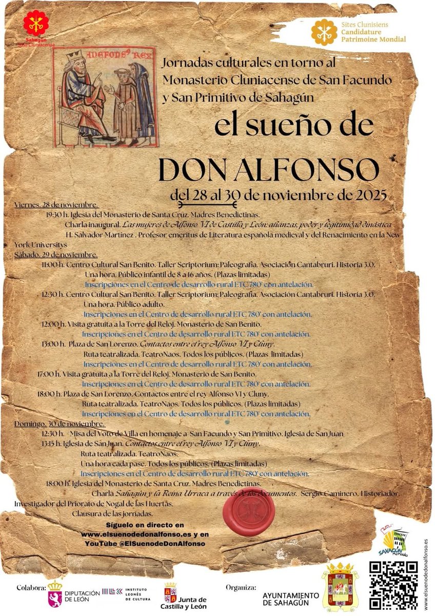 valhalex86's tweet image. Ole, conferencias en #Sahagun sobre Alfonso VI y a la primera te cuelan un &quot;Alfonso VI de Castilla y León&quot;.