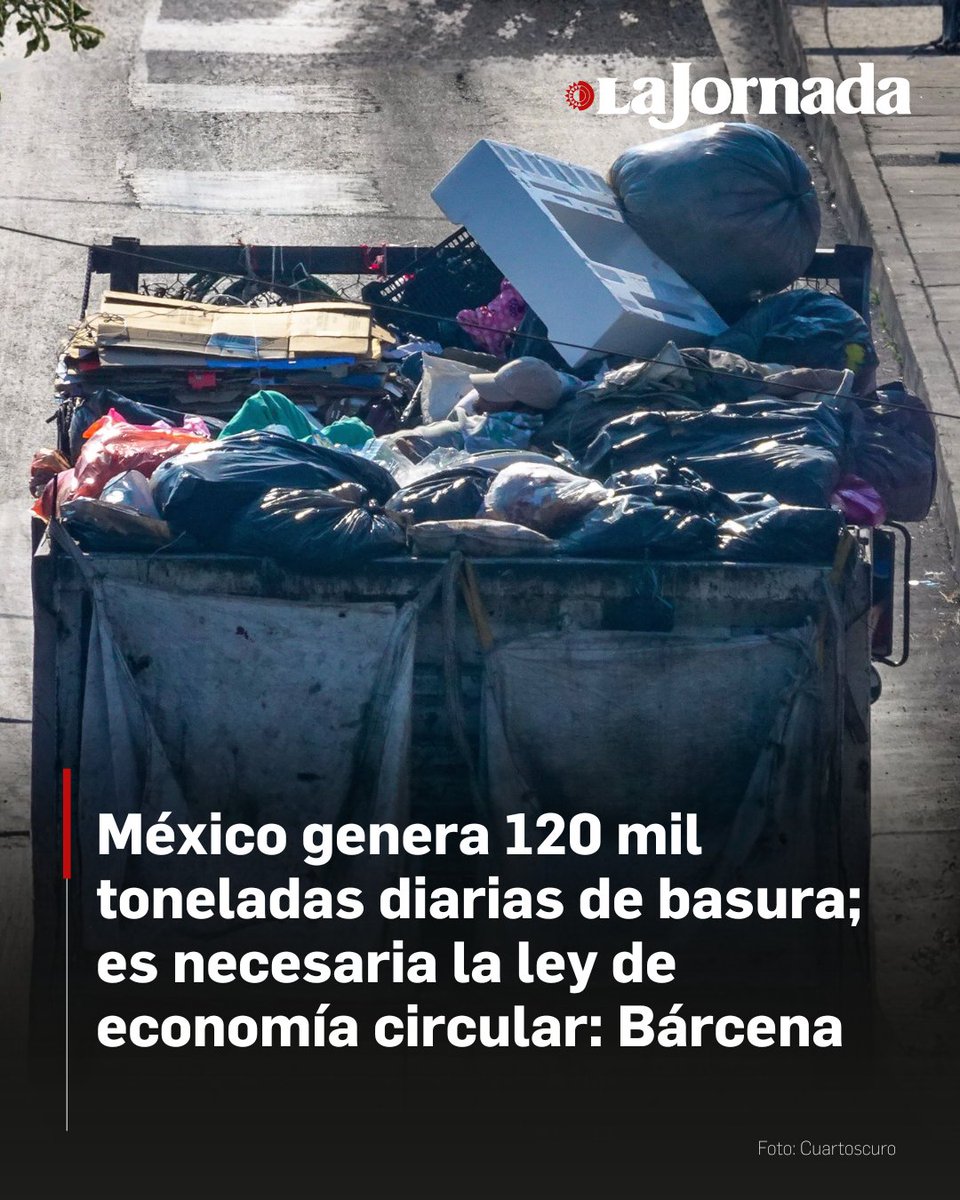 ♻️🗑️ Alicia Bárcena Ibarra, titular de la Semarnat, destacó la necesidad de que el Senado apruebe la Ley de Economía Circular, afirmando que México no puede seguir generando 120 mil toneladas diarias de basura.

La ley busca convertir estos residuos en recursos, establecer reglas